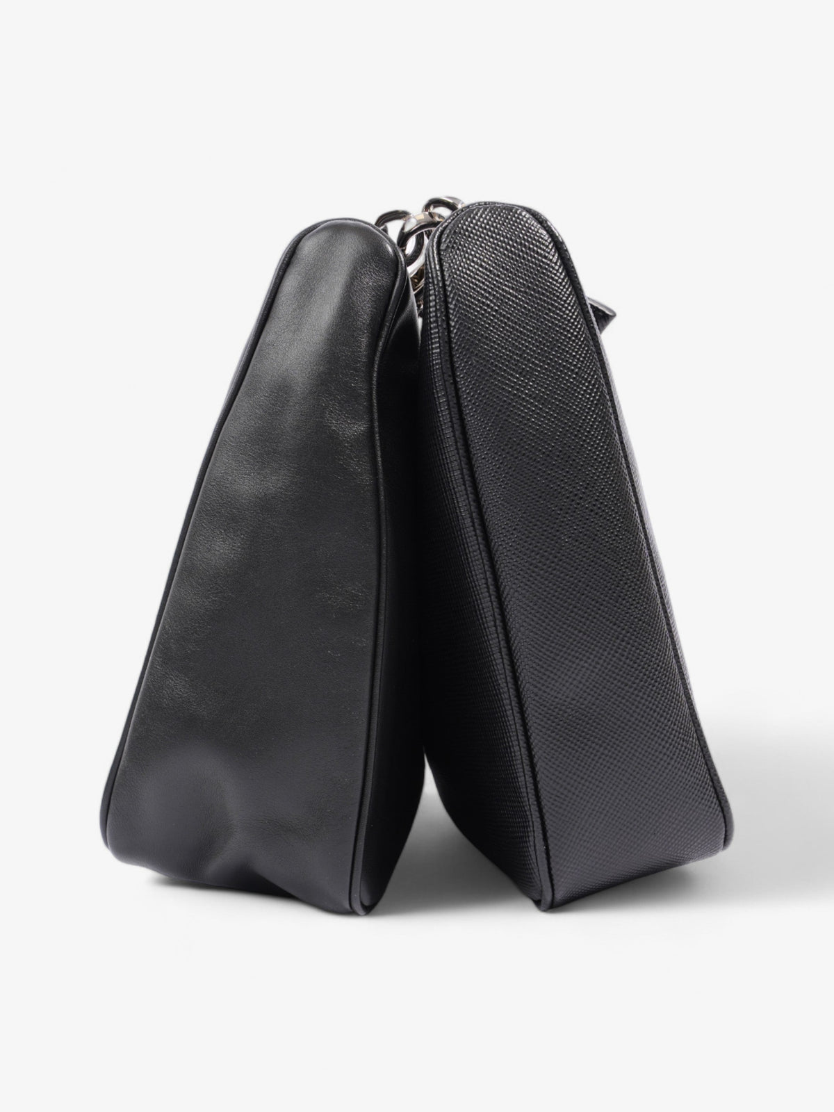 Prada Triangle Bag Black Saffiano Leather