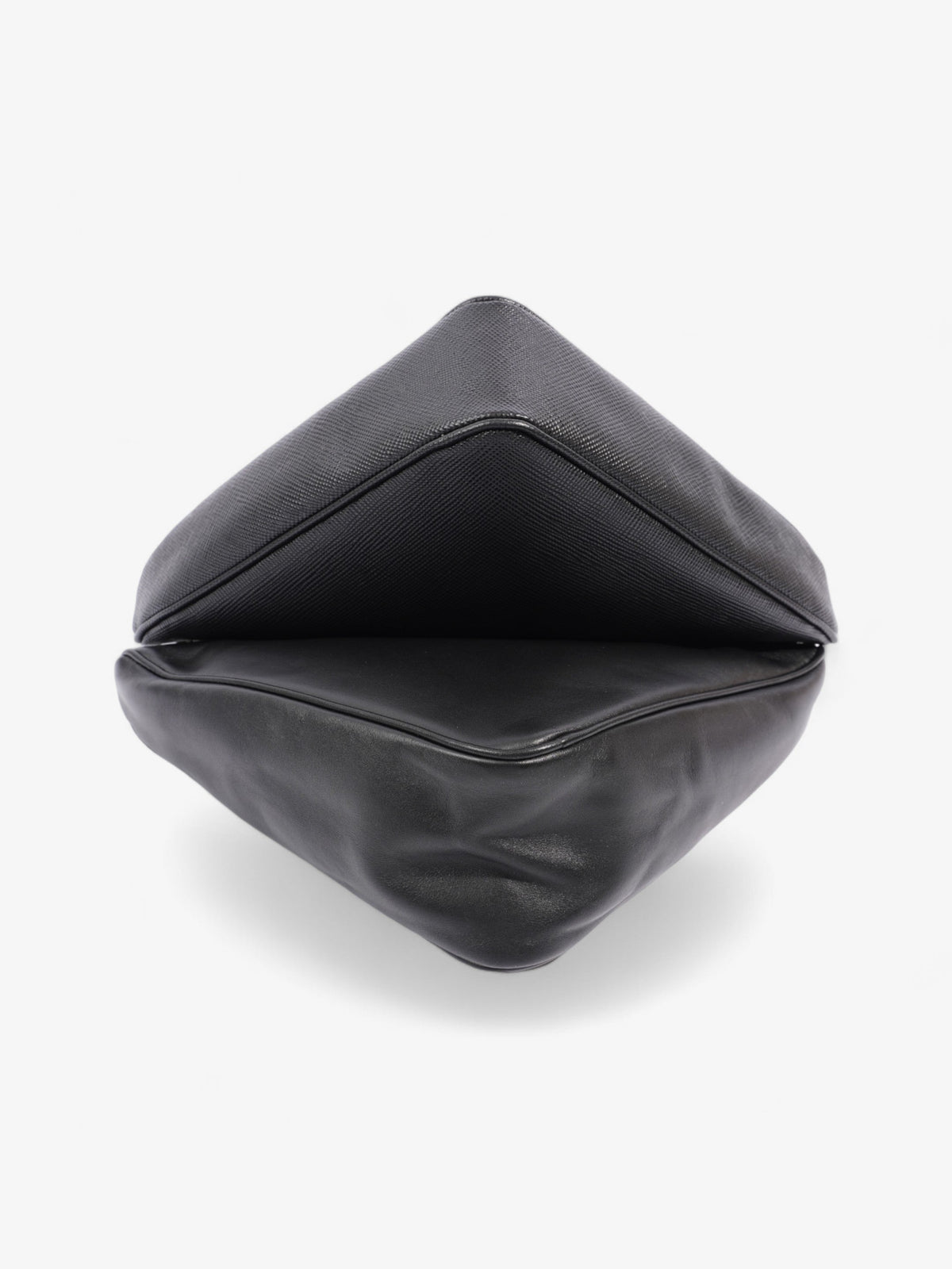 Prada Triangle Bag Black Saffiano Leather