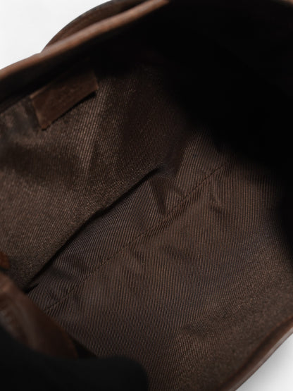 Gucci Vintage Jackie GG Supreme / Brown Canvas Small