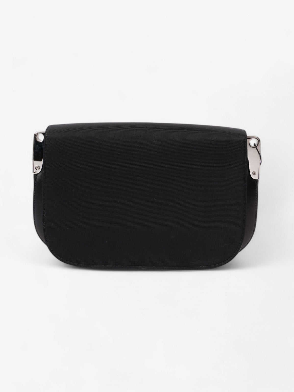Prada Nylon and Leather Shoulder Bag in Black Black Nylon