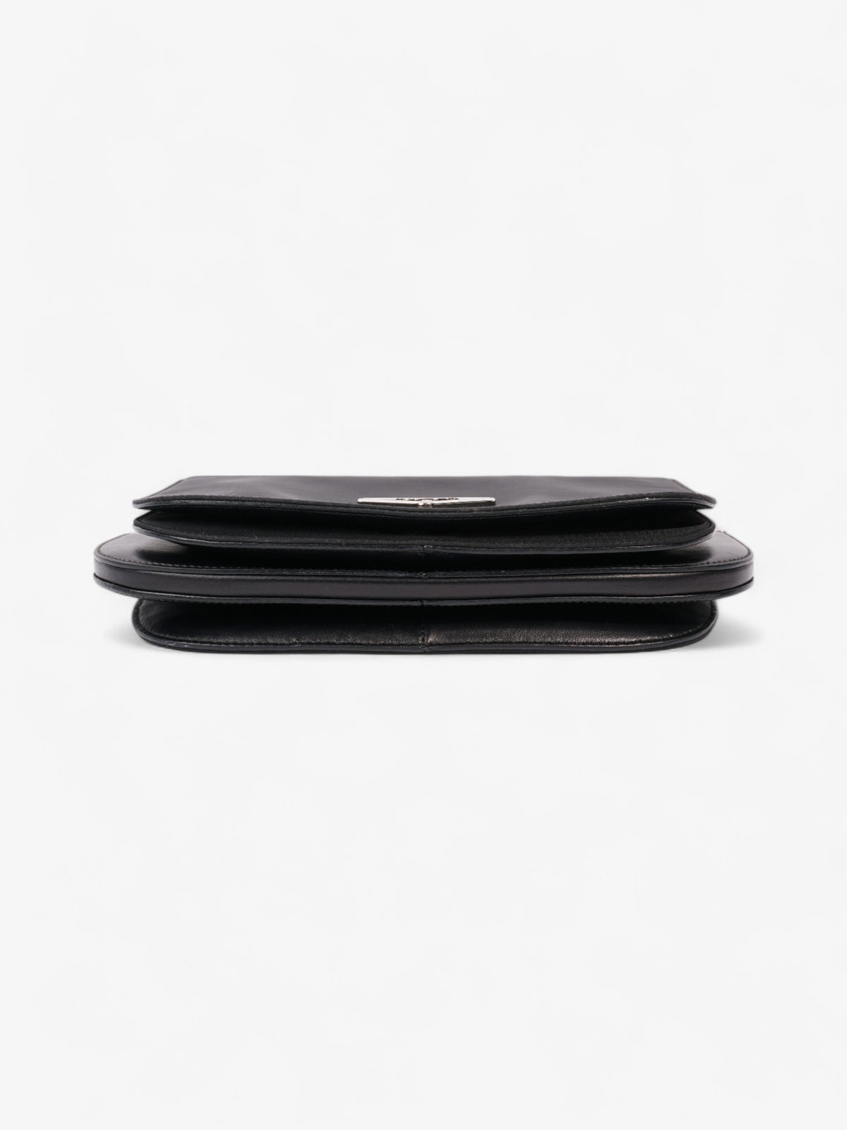Prada Nylon and Leather Shoulder Bag in Black Black Nylon