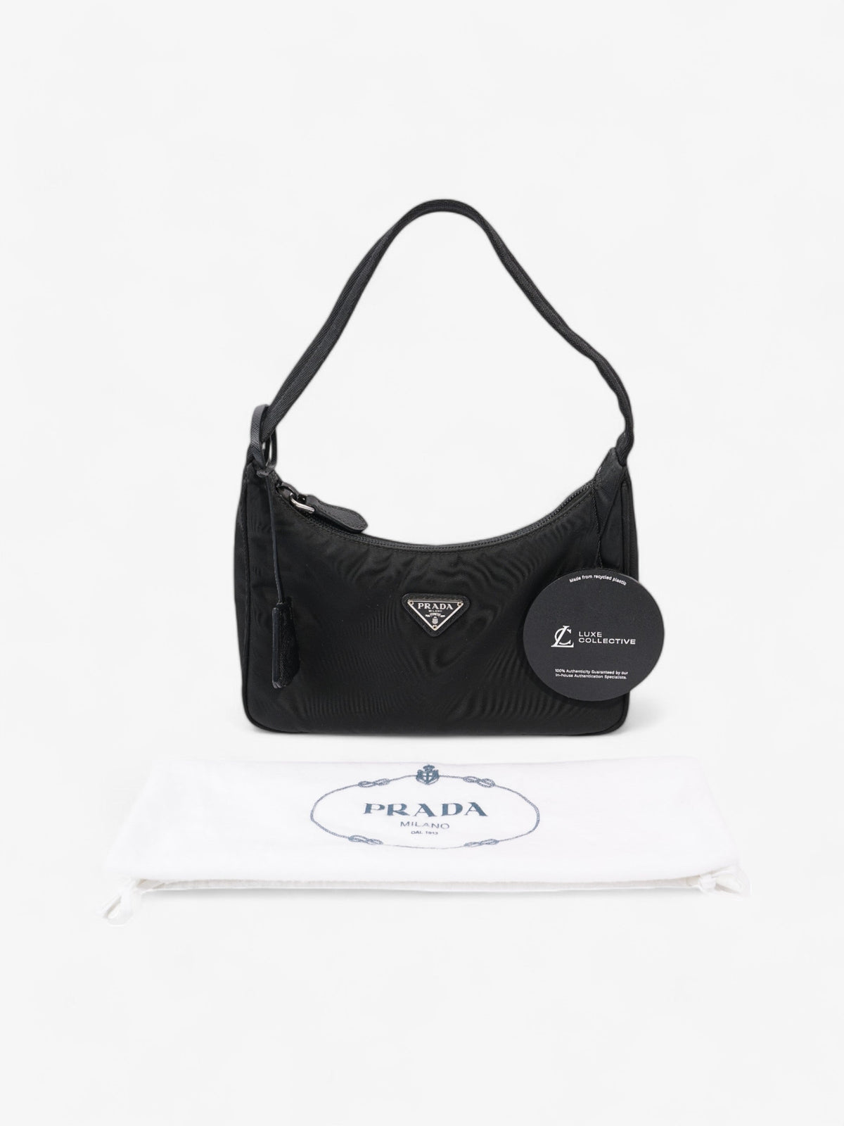 Prada Hobo Re-Edition 2000 Black Nylon