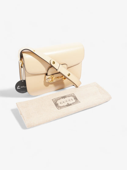 Gucci Horsebit 1955 Beige Leather