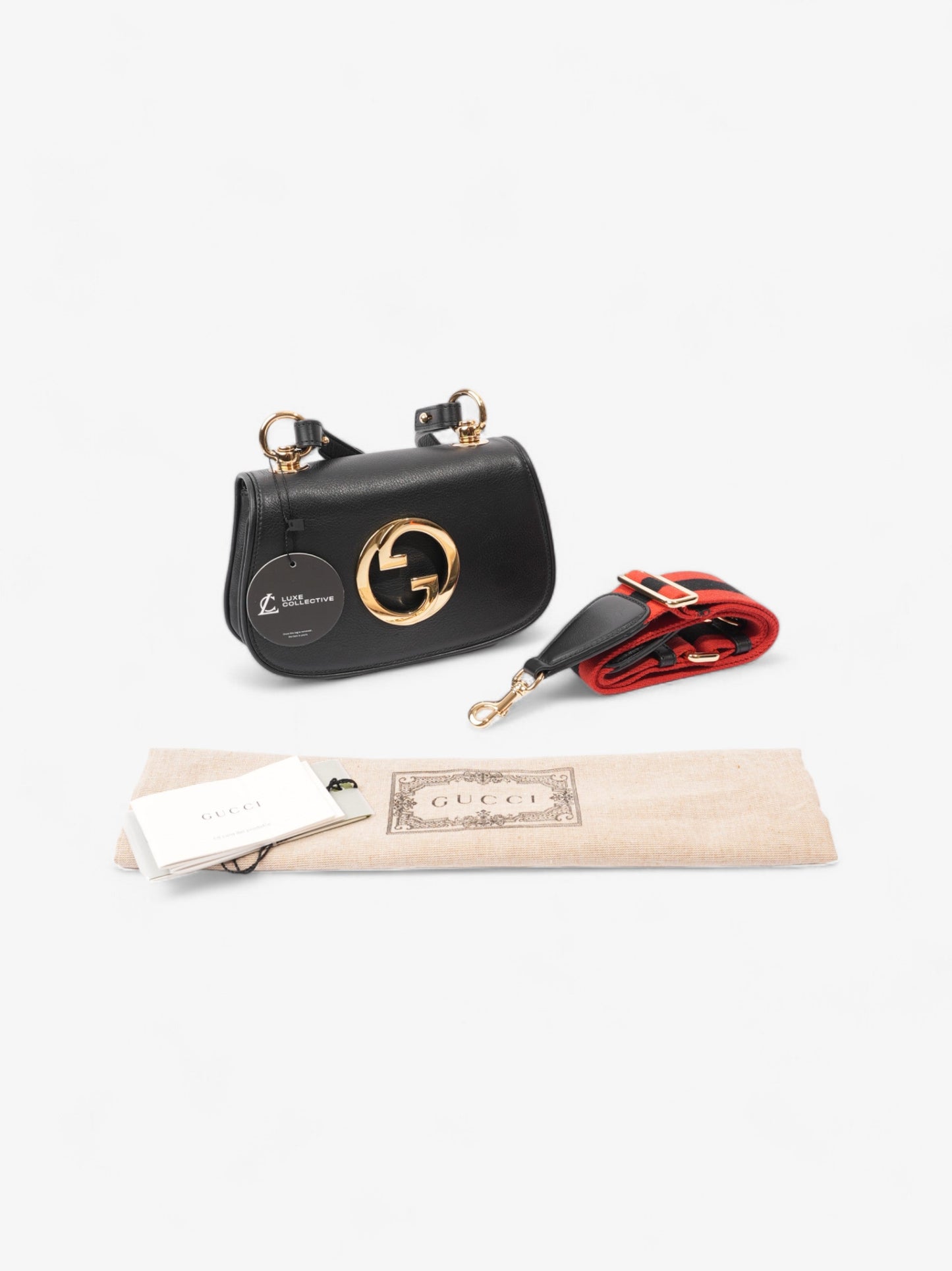 Gucci Blondie Black Leather Mini