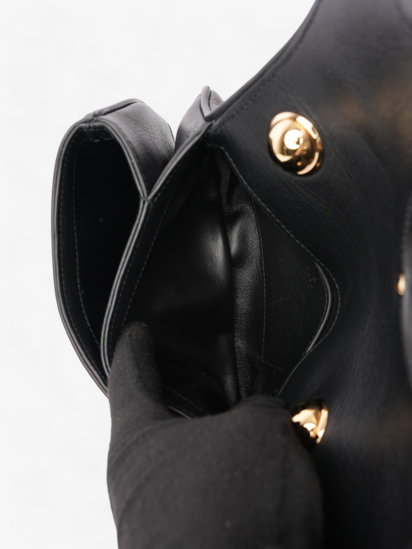 Gucci Blondie Black Leather Mini