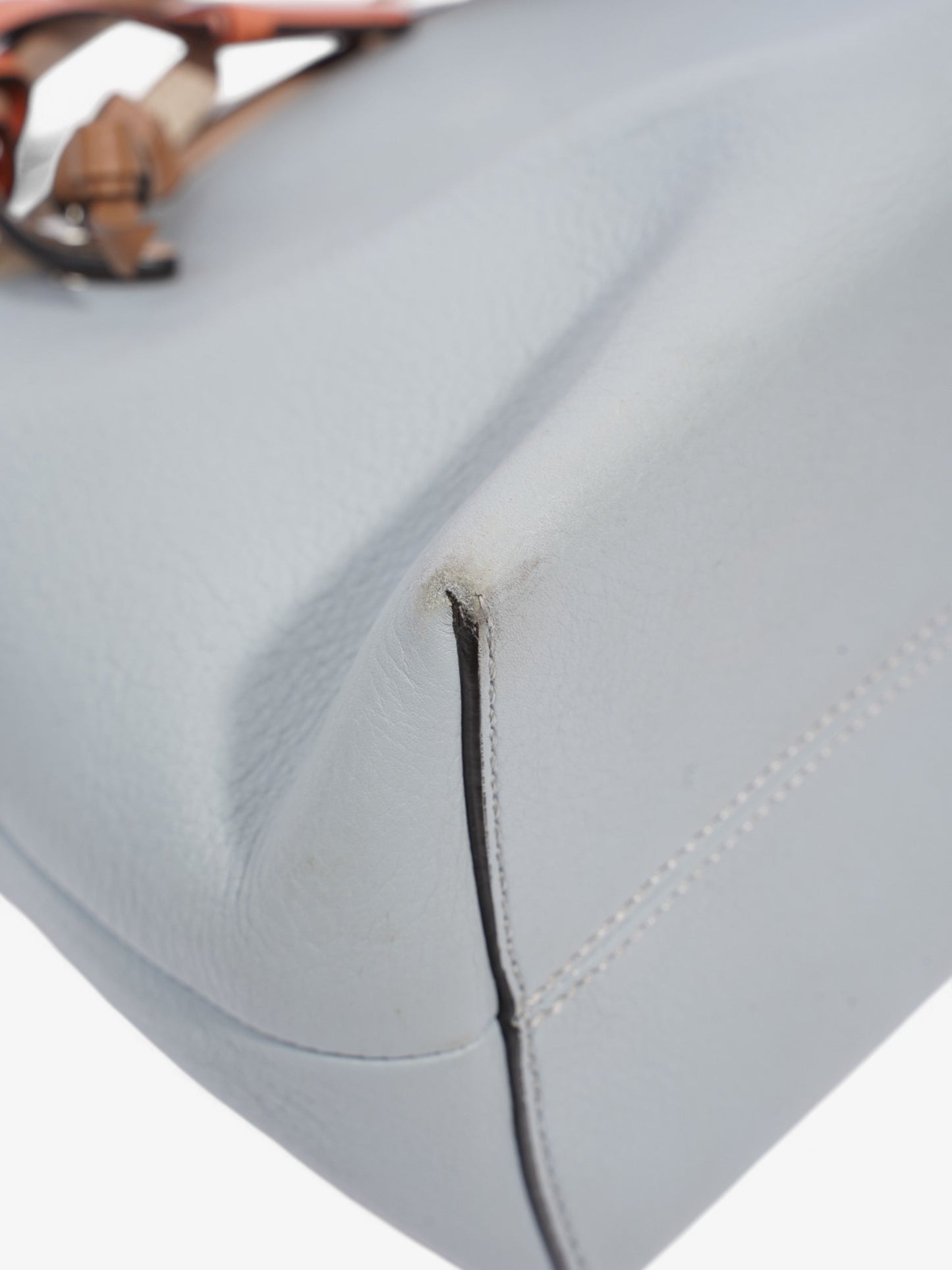 Fendi By The Way Baby Blue Leather Medium