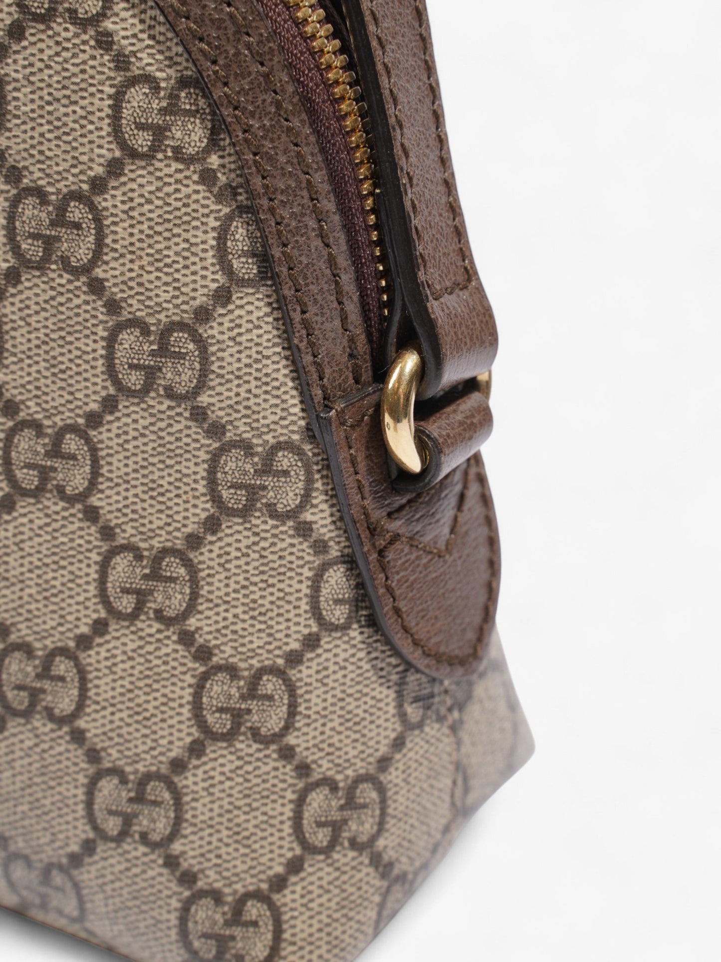 Gucci Ophidia Shoulder Bag Supreme / Green / Red Coated Canvas Small