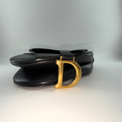 Christian Dior Goat Leather Mini Saddle Bag