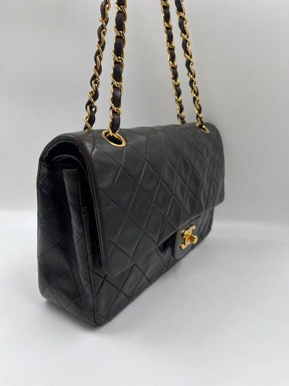 Chanel Classic Flap Medium Lambskin Gold Shoulder Bag
