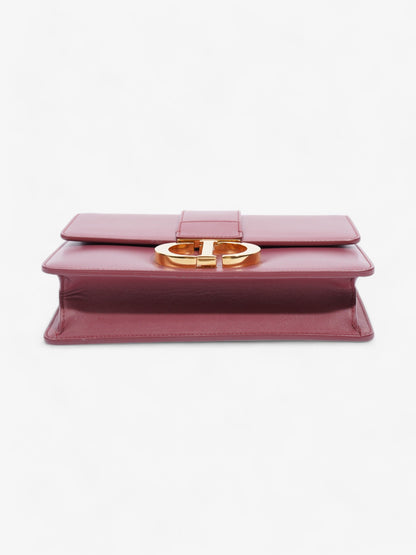 Christian Dior 30 Montaigne Dark Pink Calfskin Leather