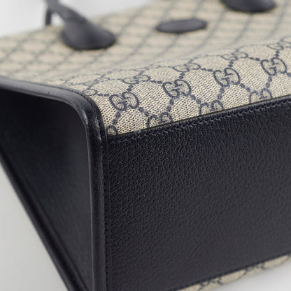 Gucci Small Monogram Black Tote