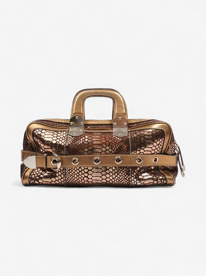 Gucci Romy Bronze / Gold Leather