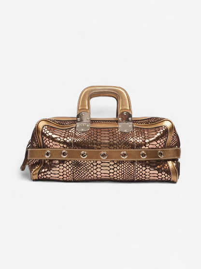 Gucci Romy Bronze / Gold Leather