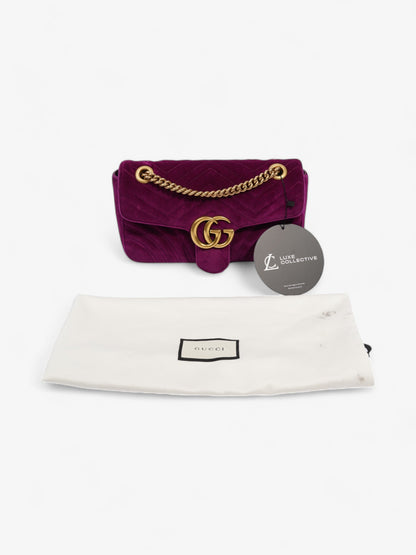 Gucci GG Marmont Purple Velvet Small
