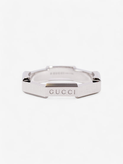 Gucci Link To Love Ring White White Gold 12 (52mm)