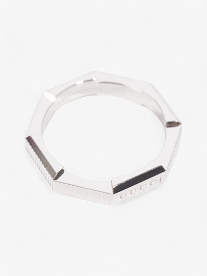 Gucci Link To Love Ring White White Gold 12 (52mm)