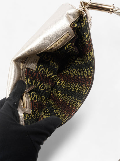 Gucci Tassel Flap Light Gold Leather