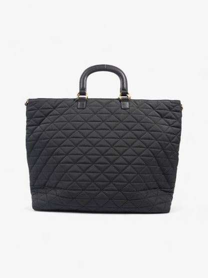 Prada Tessuto Quilted Tote Black Nylon