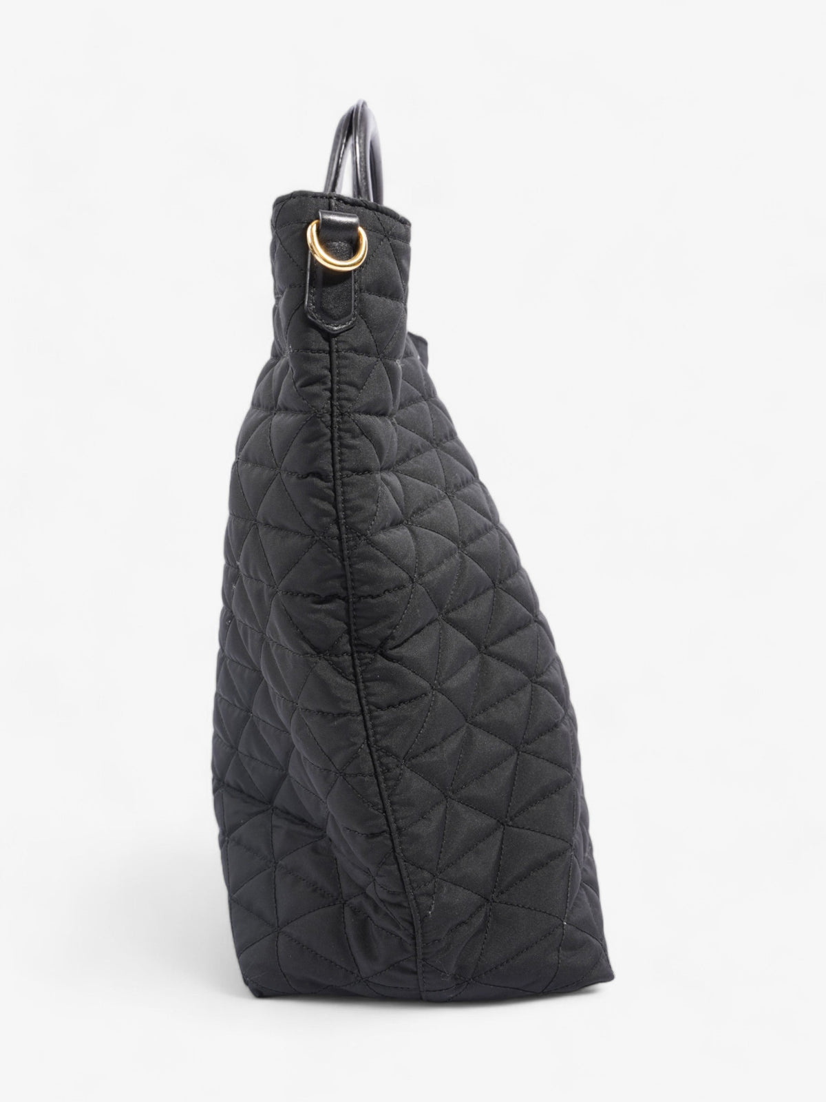 Prada Tessuto Quilted Tote Black Nylon