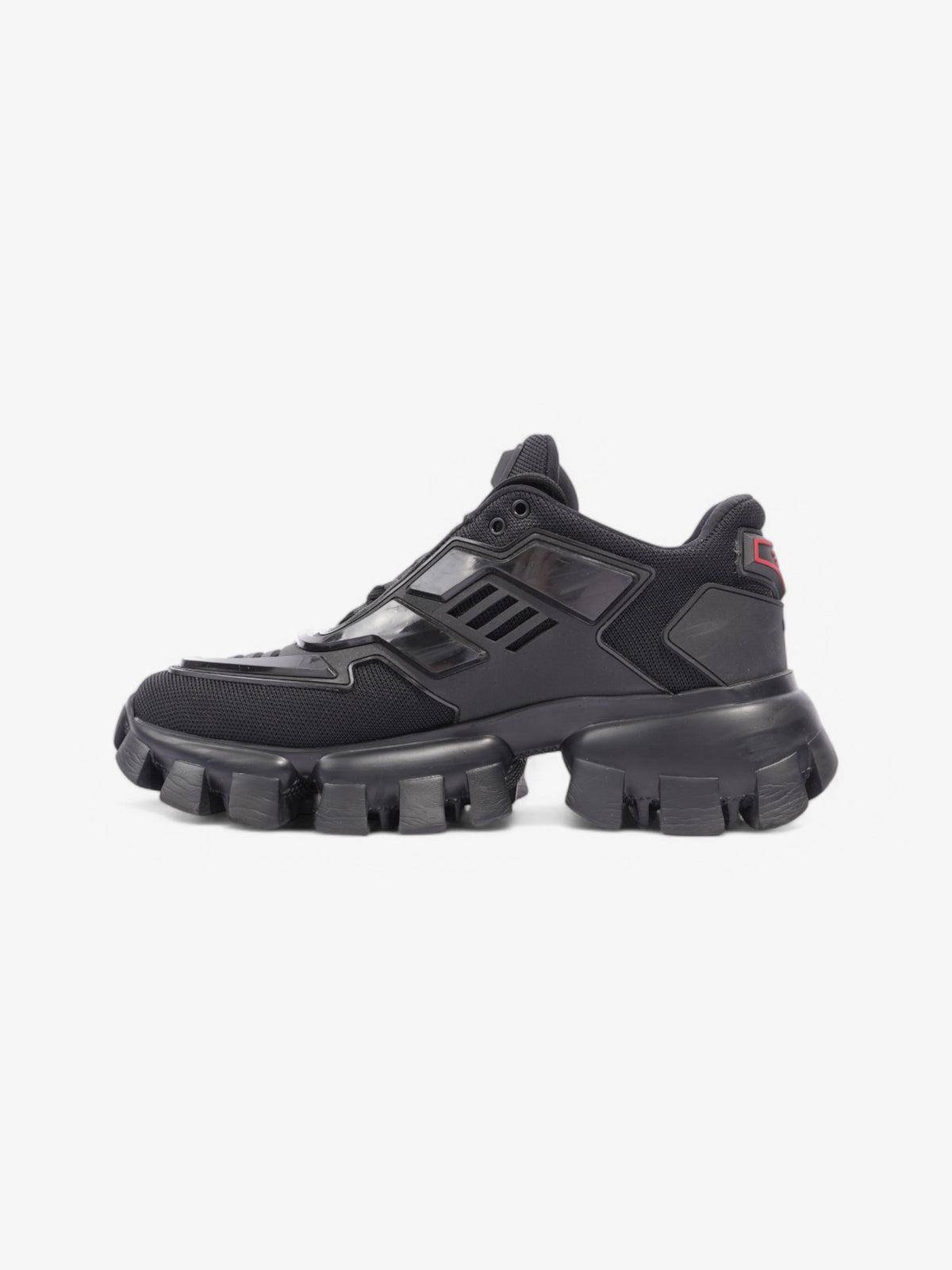 Prada Cloudbust Thunder  Black / Red Mesh EU 39 UK 6