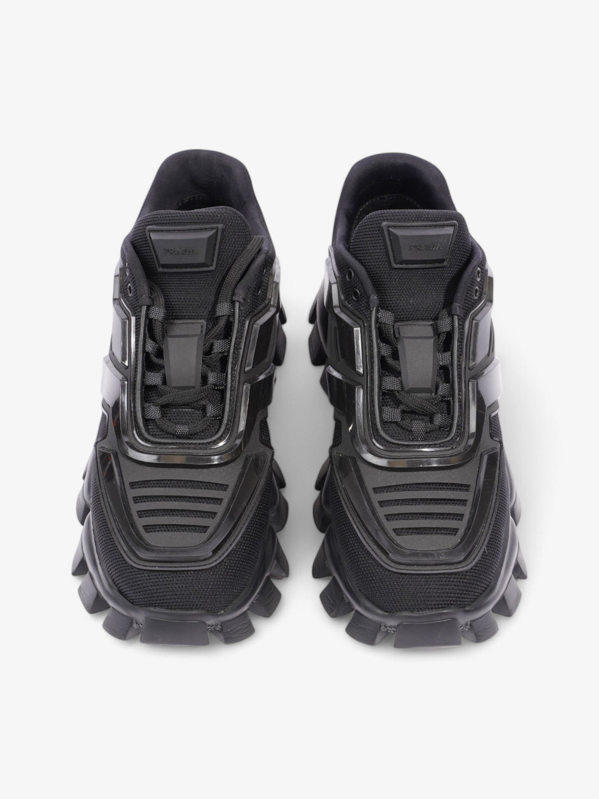 Prada Cloudbust Thunder  Black / Red Mesh EU 39 UK 6