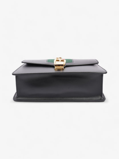 Gucci Sylvie Black / Green / Red Calfskin Leather Small