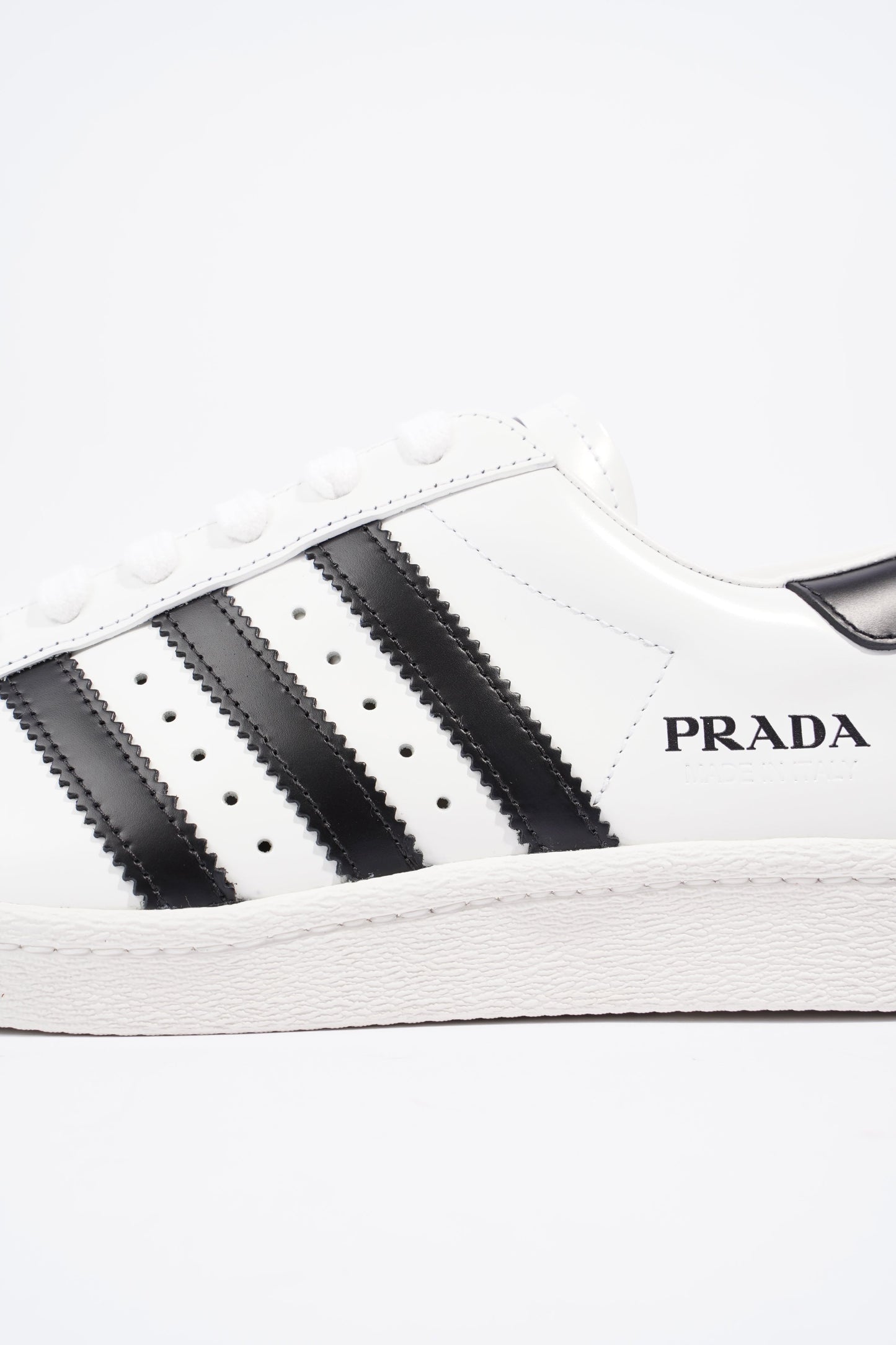 Adidas x Prada Superstar White / Black Leather EU 42.5 UK 8.5