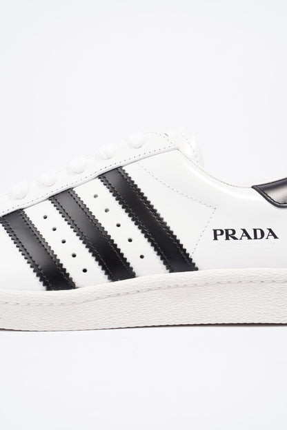 Adidas x Prada Superstar White / Black Leather EU 42.5 UK 8.5