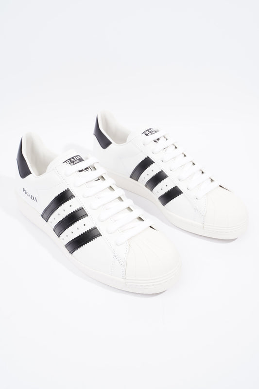 Adidas x Prada Superstar White / Black Leather EU 42.5 UK 8.5