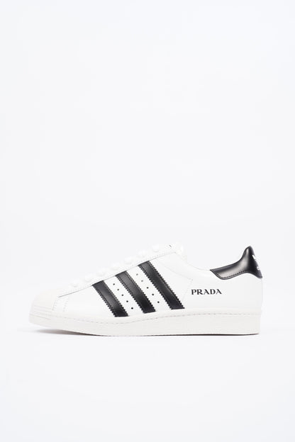 Adidas x Prada Superstar White / Black Leather EU 42.5 UK 8.5