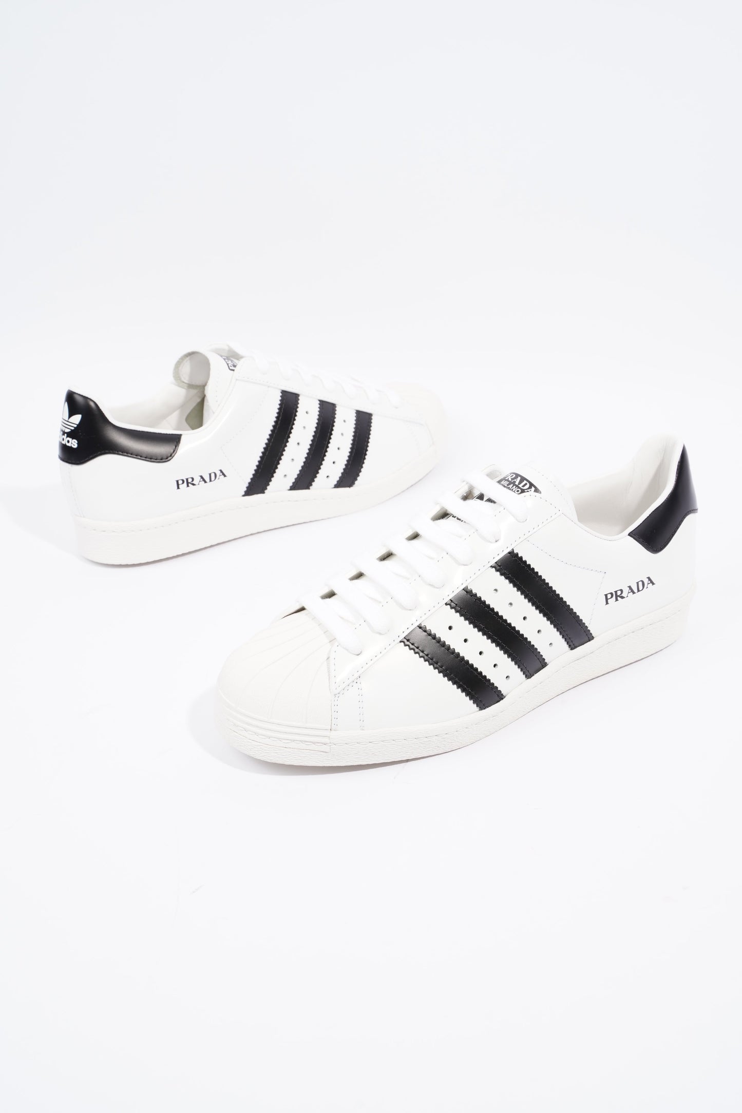 Adidas x Prada Superstar White / Black Leather EU 42.5 UK 8.5