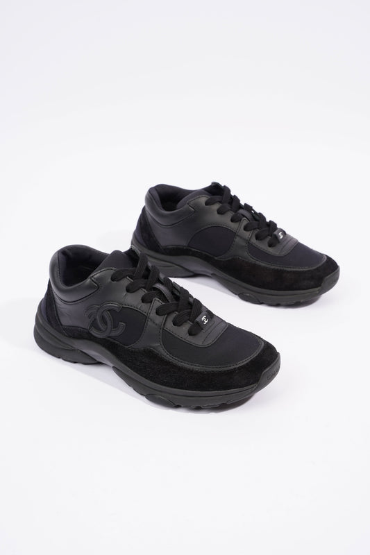 Chanel CC Runner Black Suede EU 36 UK 3