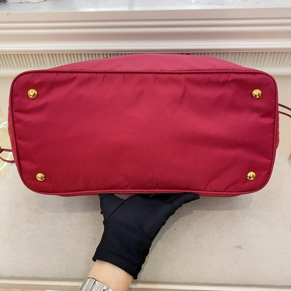 Prada Pink Nylon Tote Bag
