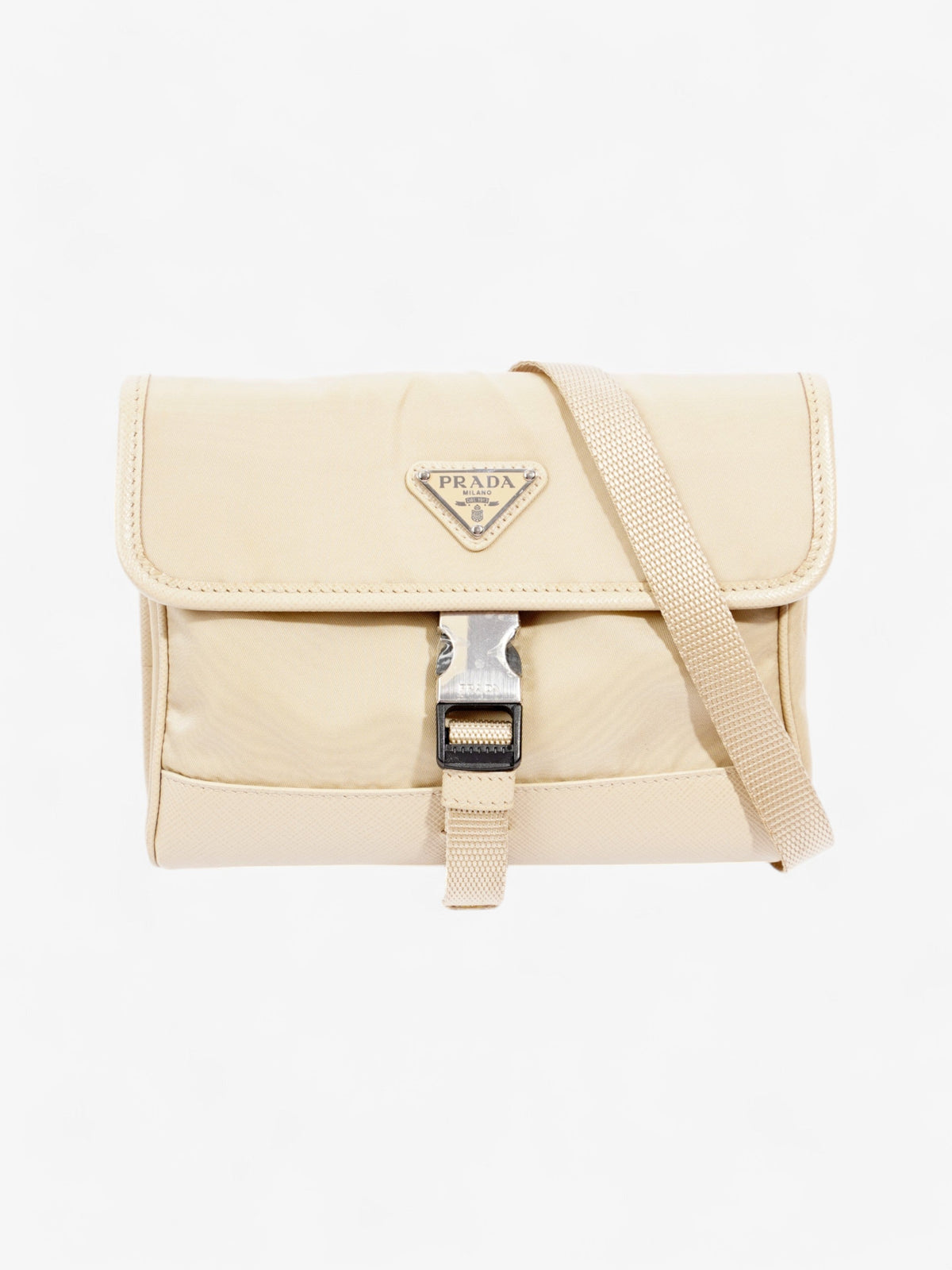 Prada Tessuto Crossbody Sand Re Nylon