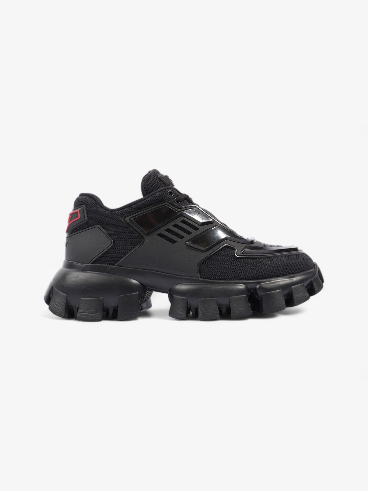 Prada Cloudbust Thunder Sneakers Black / Red Mesh EU 37.5 UK 4.5