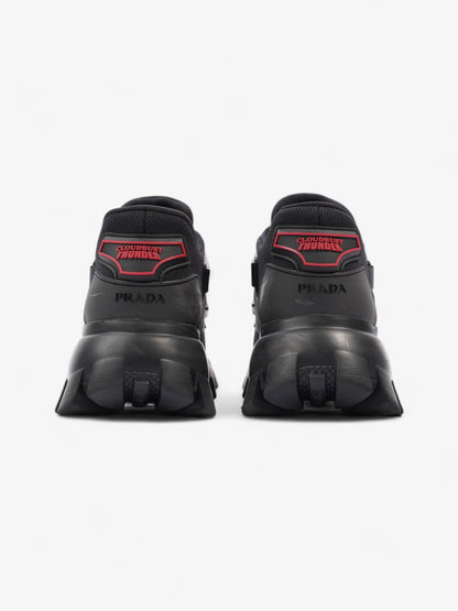 Prada Cloudbust Thunder Sneakers Black / Red Mesh EU 37.5 UK 4.5