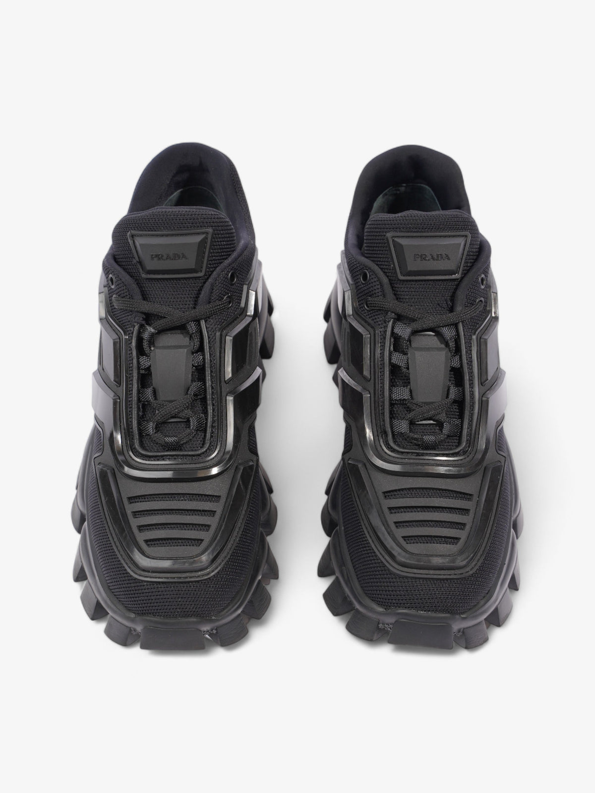 Prada Cloudbust Thunder Sneakers Black / Red Mesh EU 37.5 UK 4.5