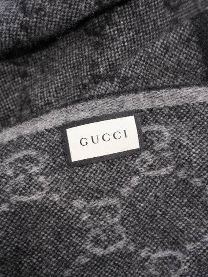 Gucci GG Web Scarf GG Supreme / Red / Green Wool