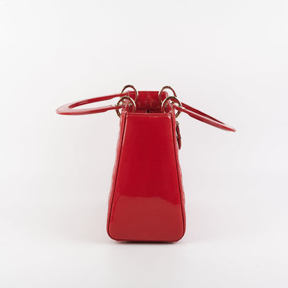 Dior Medium Lady Dior Red