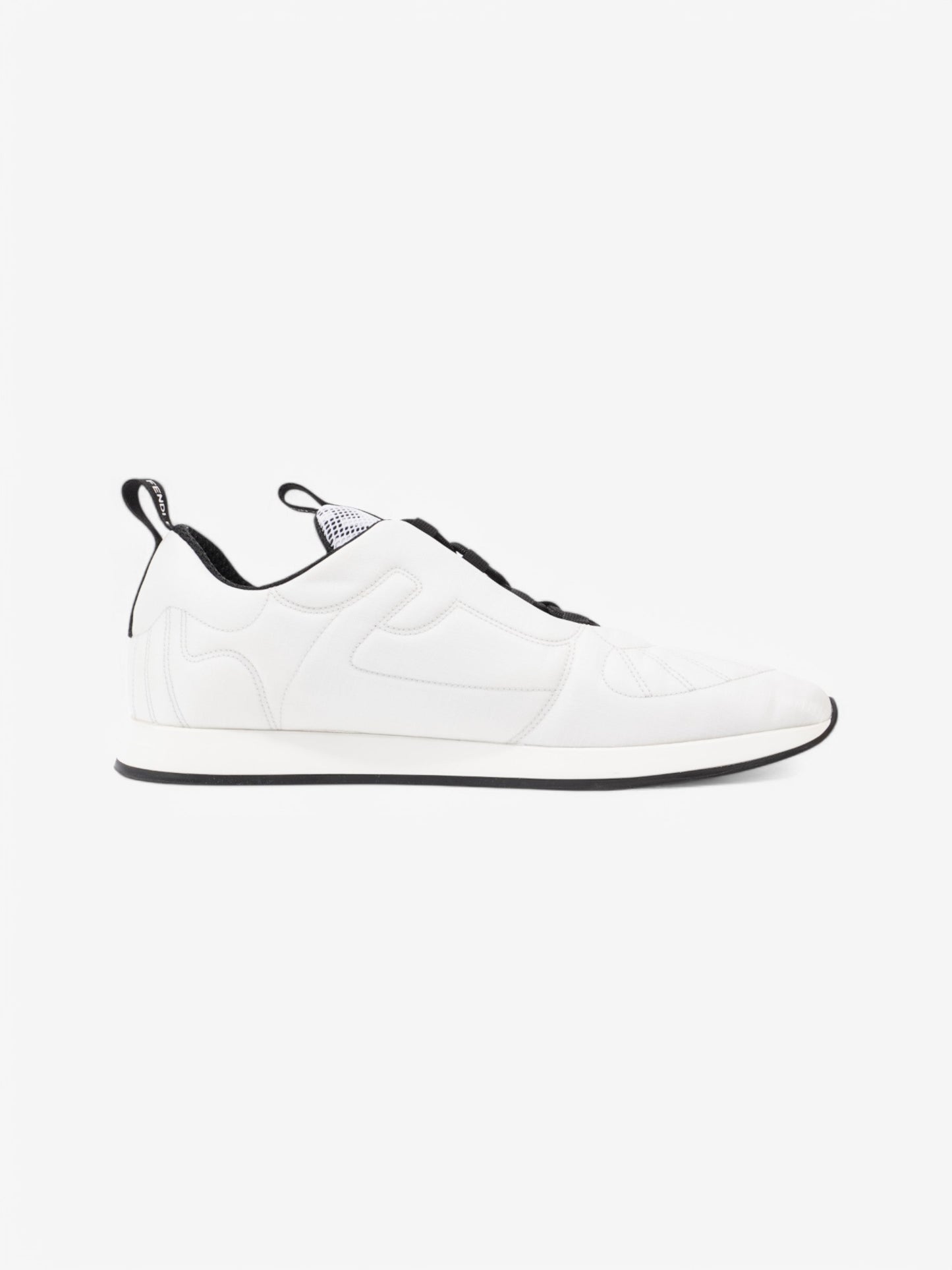 Fendi FFreedom Sneakers White  / Black Technical Fabric EU 41 UK 8