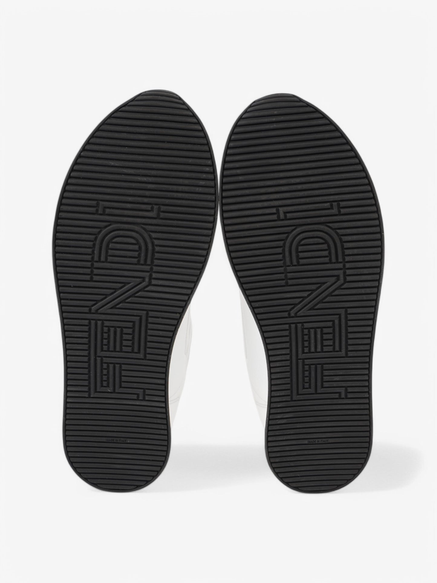 Fendi FFreedom Sneakers White  / Black Technical Fabric EU 41 UK 8