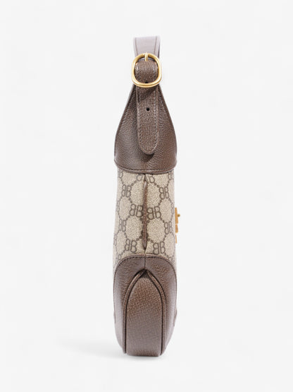 Gucci x Balenciaga Hacker Project Jackie 1961 Beige / Brown Coated Canvas