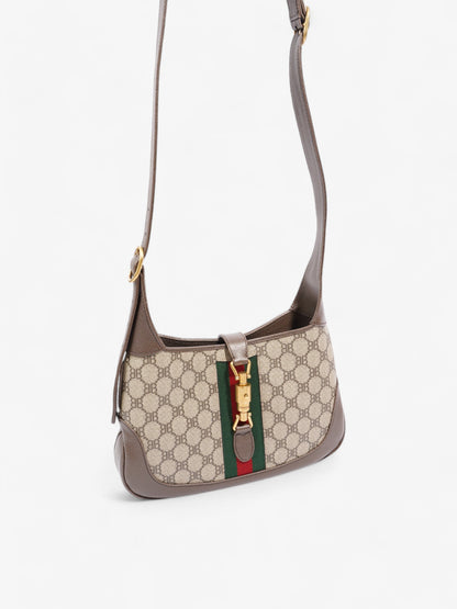 Gucci x Balenciaga Hacker Project Jackie 1961 Beige / Brown Coated Canvas