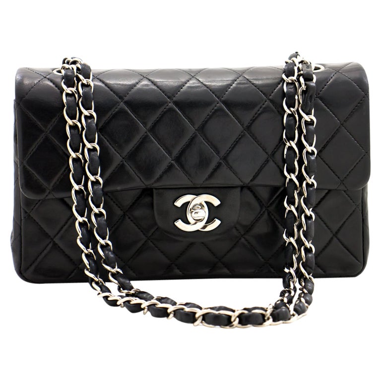 Chanel Flap Medium Leather Black Shoulder Bag 4
