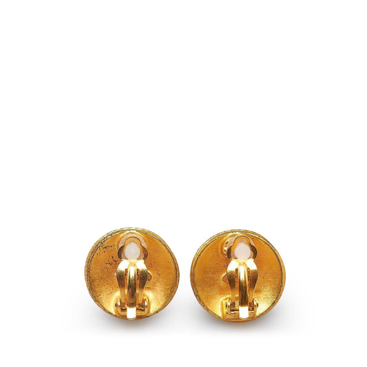 Chanel CC Clip-on Earrings (SHG-sYxPkn)