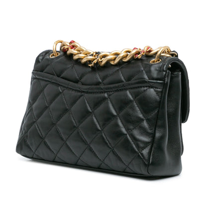 Chanel CC Quilted Lambskin Chain Link Flap