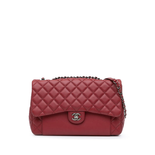 Chanel CC Quilted Lambskin Single Flap (SHG-3o3VT5)