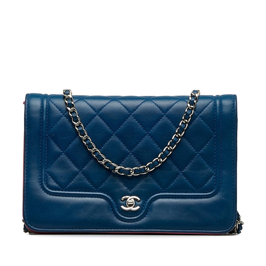Chanel CC Quilted Lambskin Wallet On Chain (SHG-pNZxlK)
