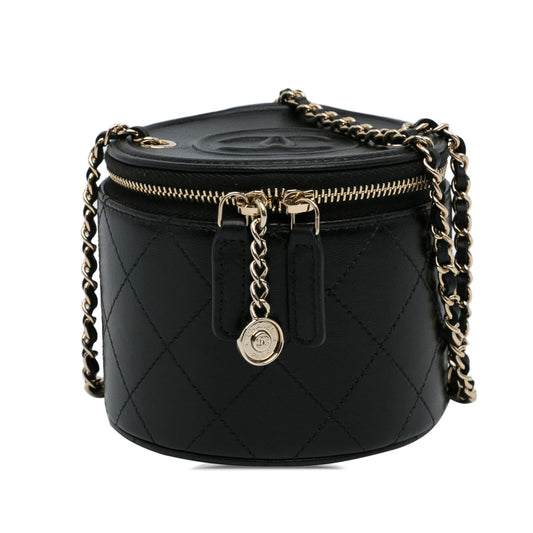 Chanel CC Round Vanity Bag (SHG-LYFhA8)