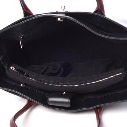 Chanel Large Leather Black Tote Bag